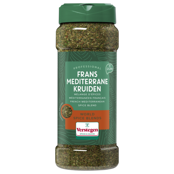 Frans Mediterrane kruiden grof met zout - World Spice Blends - Pure - Strooibus medium