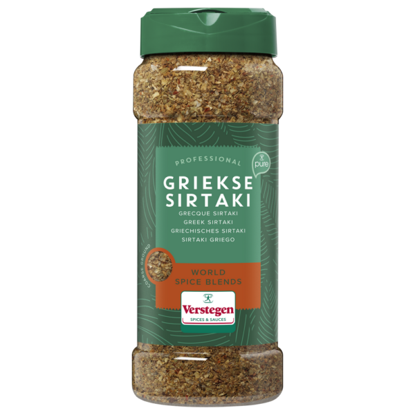 Griekse Sirtaki kruiden grof met zout - World Spice Blends - Pure - Strooibus medium