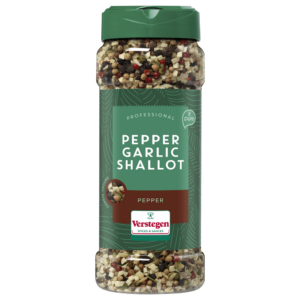 Pepper garlic shallot grof zout - Pure - Strooibus medium